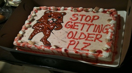 Pedobear cake stop getting older